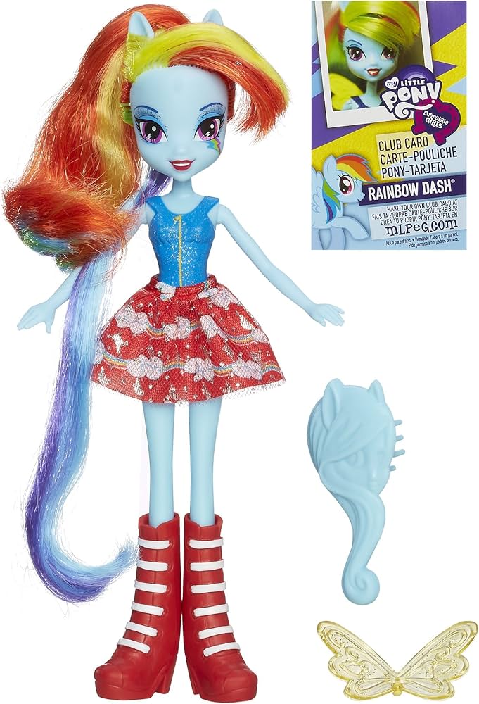 Hasbro My Little Pony Bambola Rainbow Dash di Equestria Girls