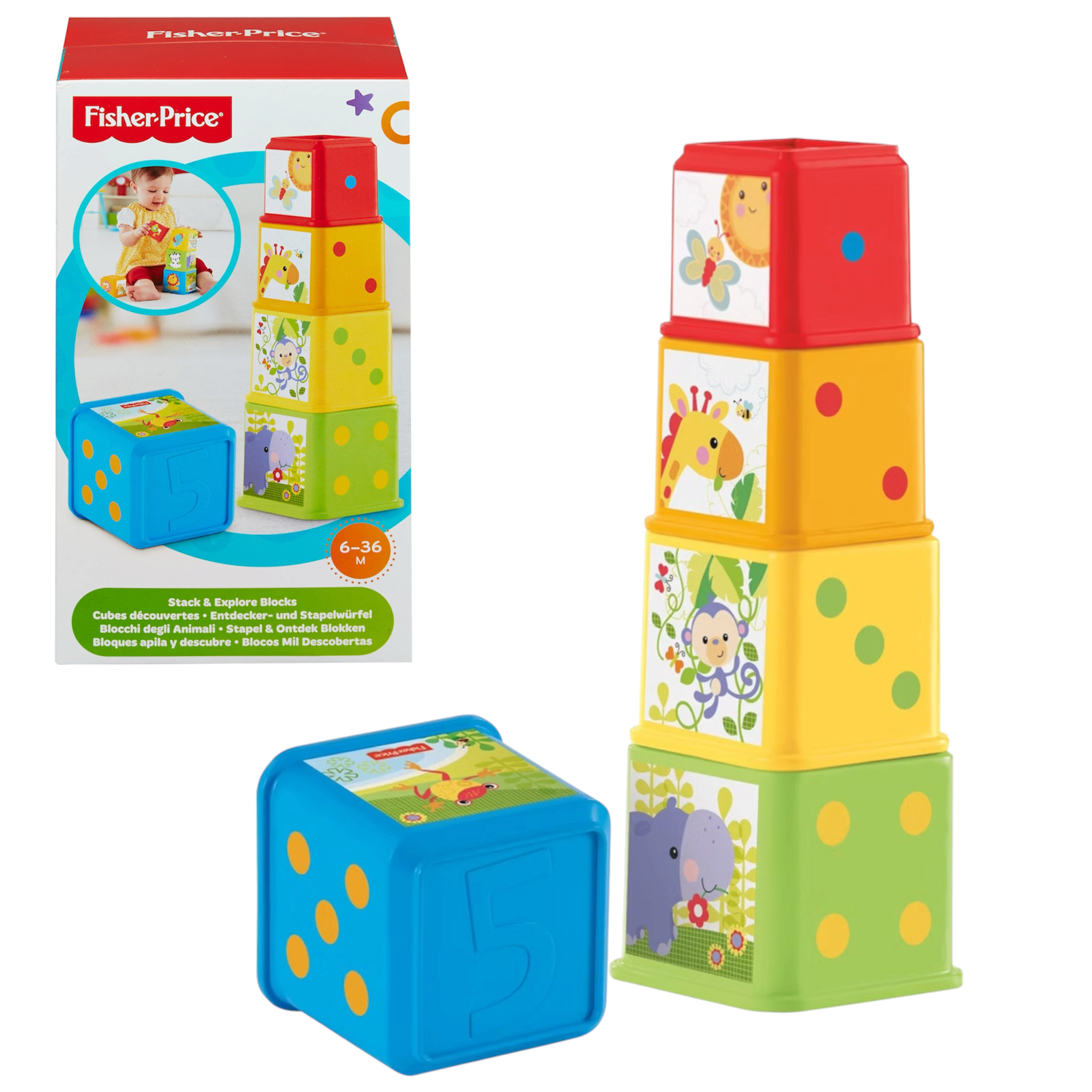 Fisher Price Blocchi degli Animali Gioco Educativo