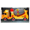 Camion Betoniera Giocattolo Giallo con Tamburo Grigio - Modello 08