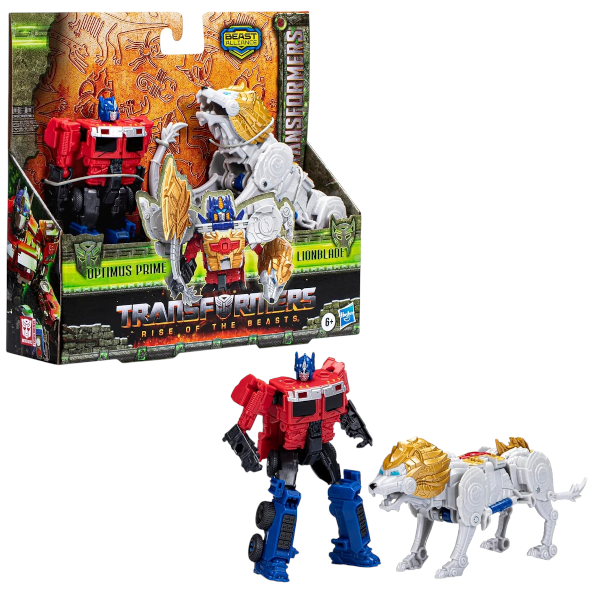 Hasbro Transformers Rise of the Beasts Optimus Prime Lionblade Combiner 2 Pack