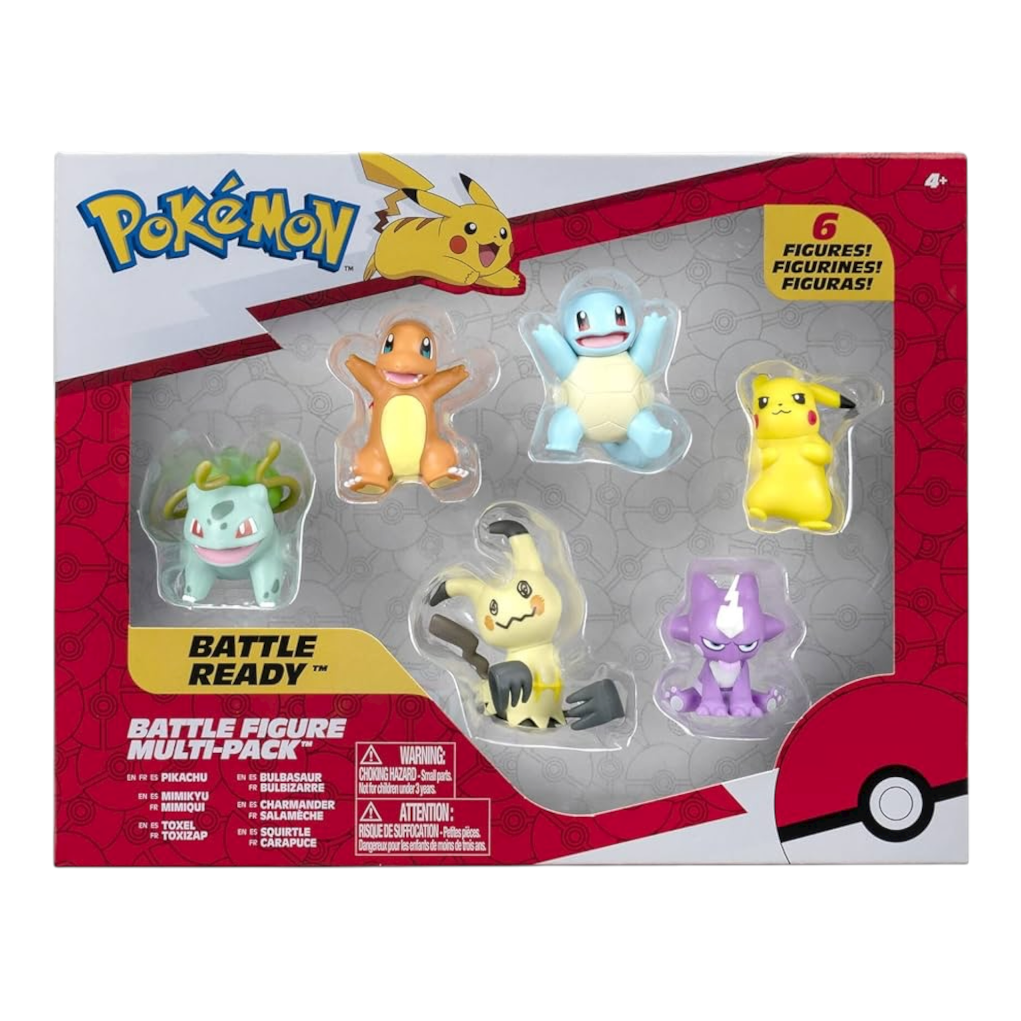 Pokémon Personaggi Set 6Pack 5-11cm