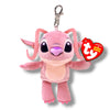 TY Disney Lilo & Stitch Angel Portachiavi Beanie Clip