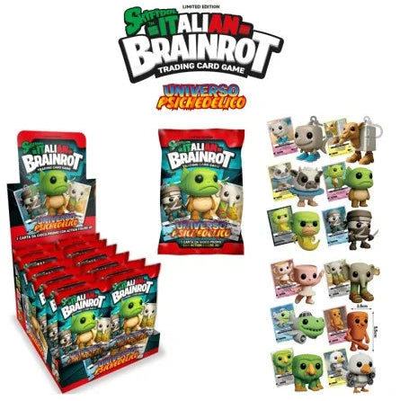 Skifidol Italian Brainrot Portachiavi 3D con Carta Promo
