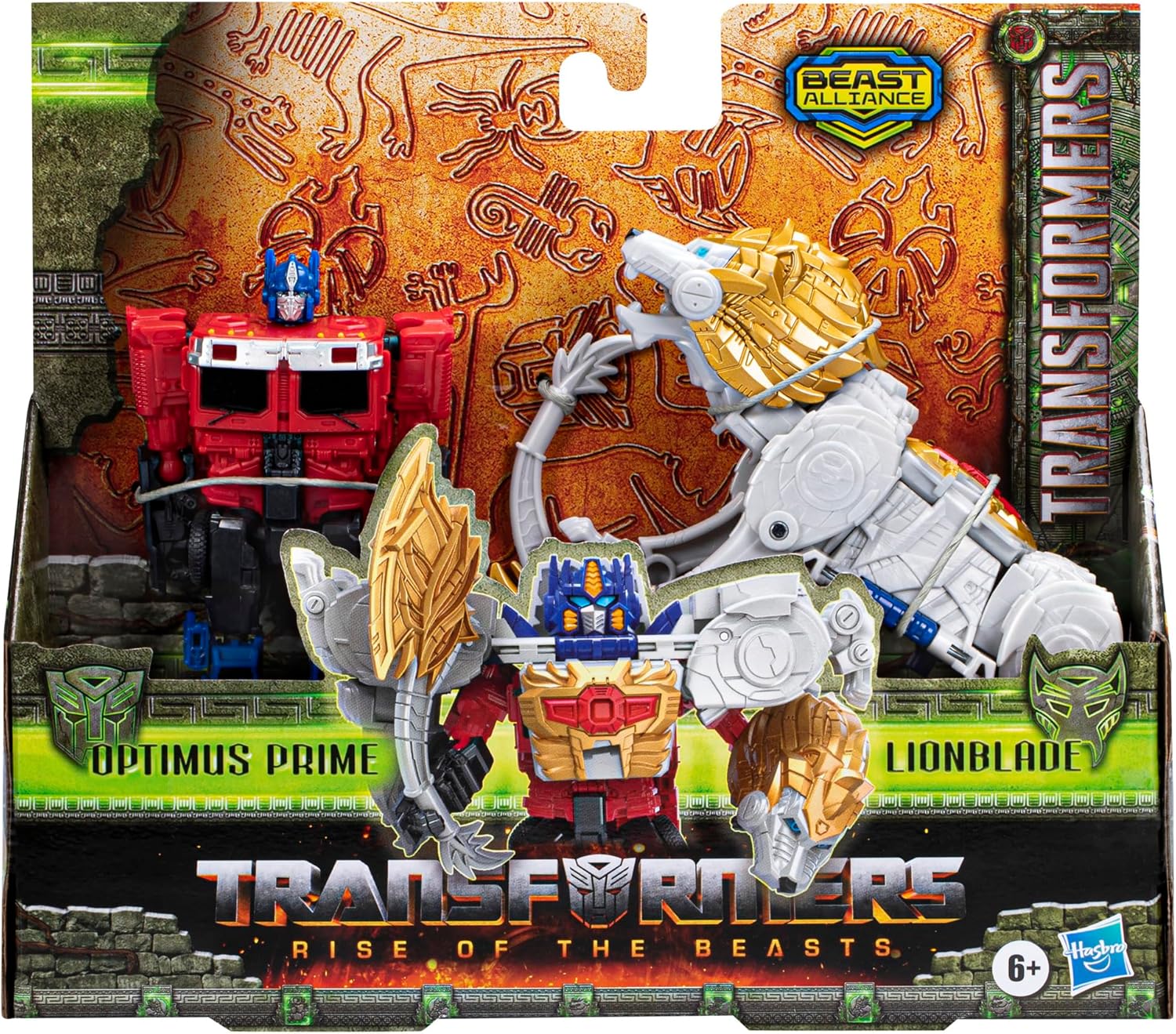 Hasbro Transformers Rise of the Beasts Optimus Prime Lionblade Combiner 2 Pack