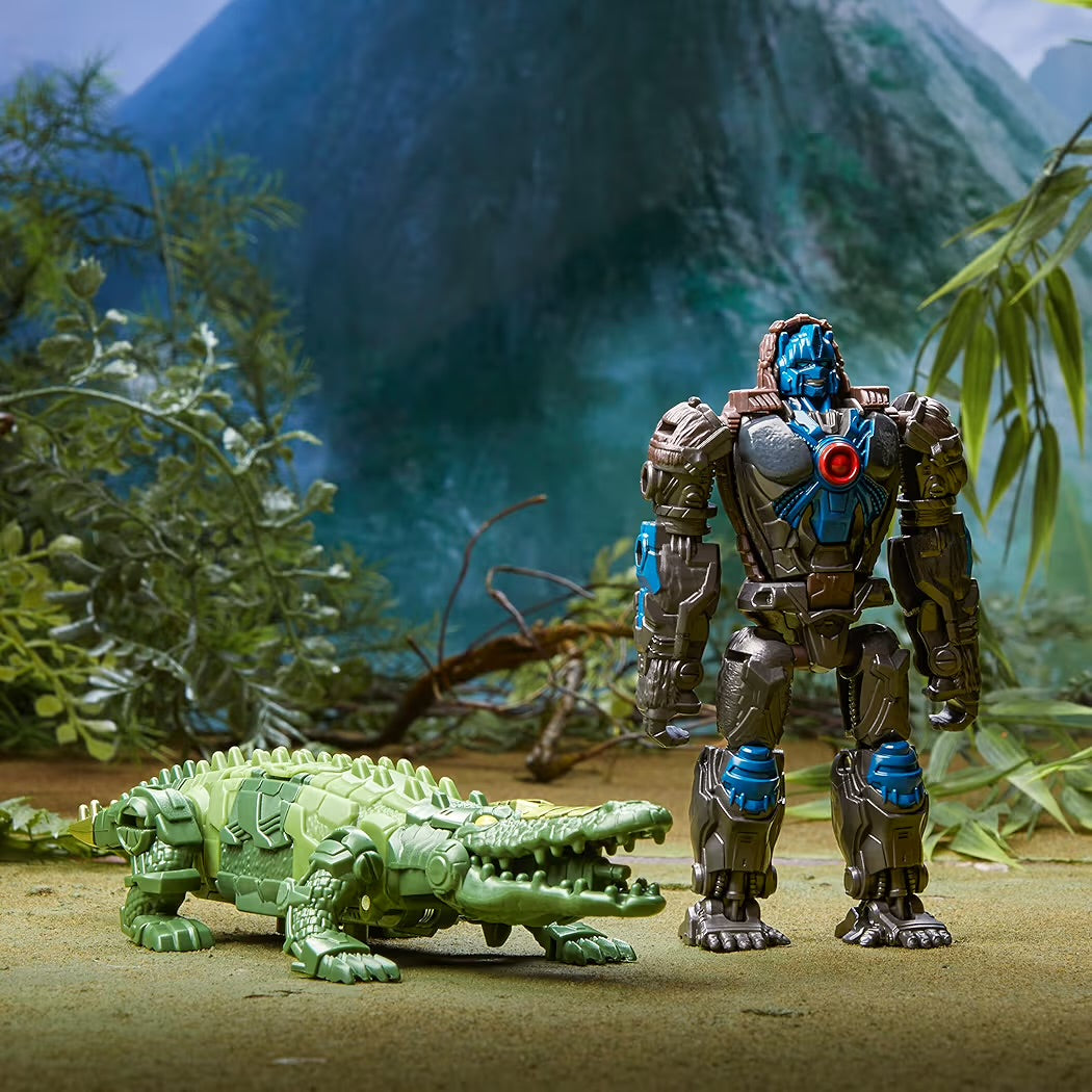 Hasbro Transformers Il Risveglio Beast Alliance Optimus Primal e Skullcruncher Rise of the Beasts