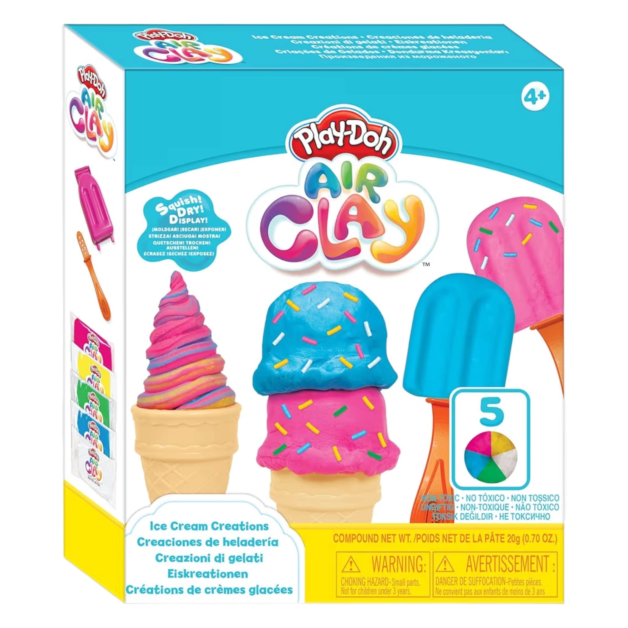 Hasbro Play-Doh Air Clay Sculpting Set - Creazioni gelato