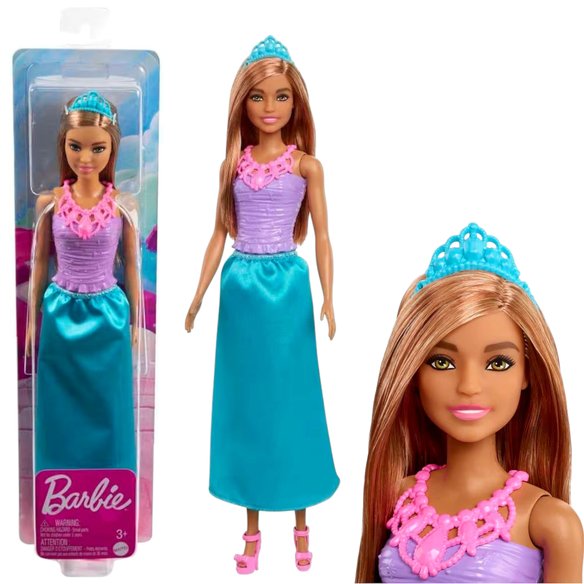Mattel Barbie Bambola Fantasia Viola e Blu