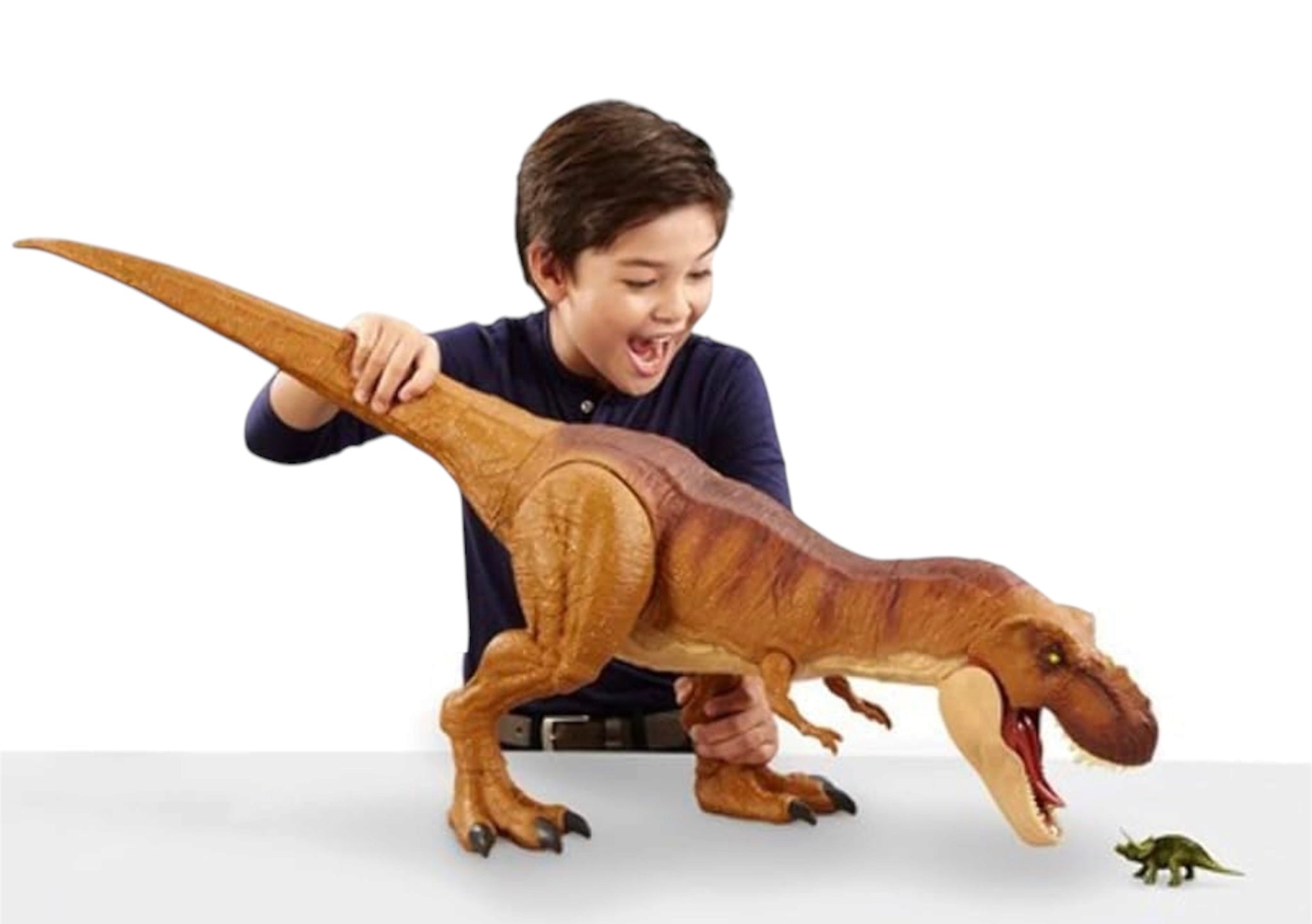 Mattel Jurassic World Camp Cretaceo Super Colossale lungo 100 cm Tyrannosaurus T-Rex Dinosauro Gigante Giocattolo