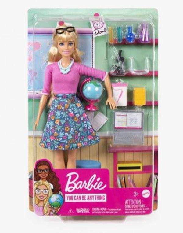 Barbie Insegnante Bambola Mattel con Abbigliamento e Accessori