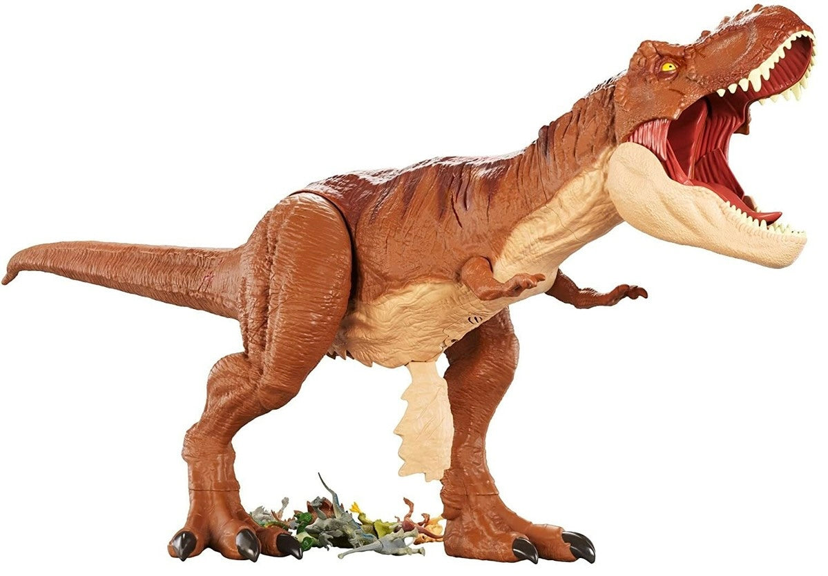 Mattel Jurassic World Camp Cretaceo Super Colossale lungo 100 cm Tyrannosaurus T-Rex Dinosauro Gigante Giocattolo