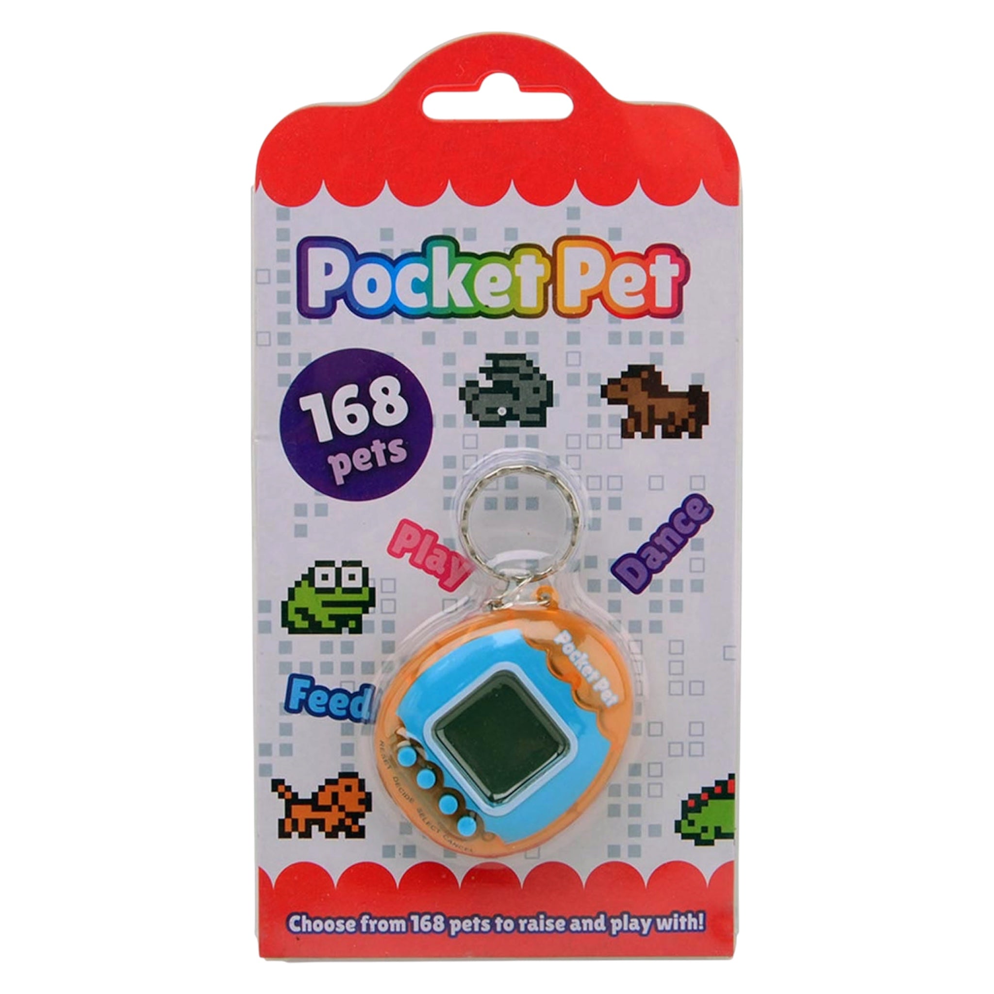 Mini console di gioco con portachiavi Retro Digital Pet
