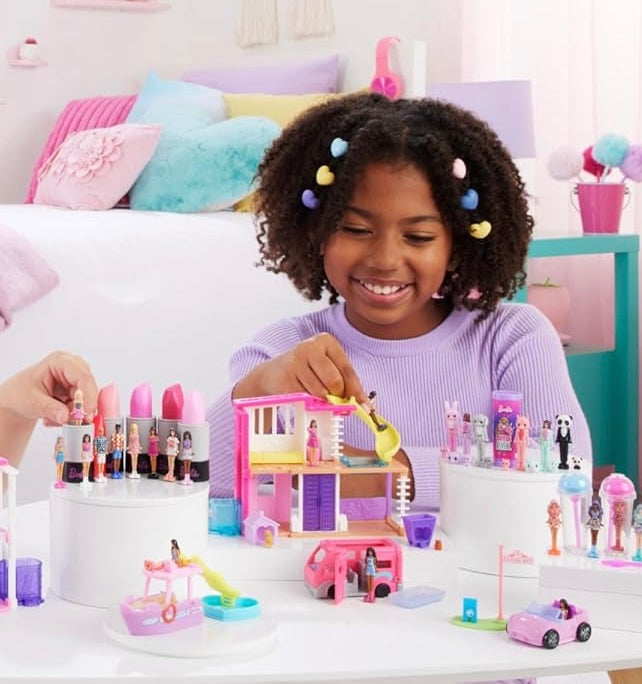Mattel Barbie Mini BarbieLand Barca dei Sogni HYF41 con Mini Bambola e Veicolo