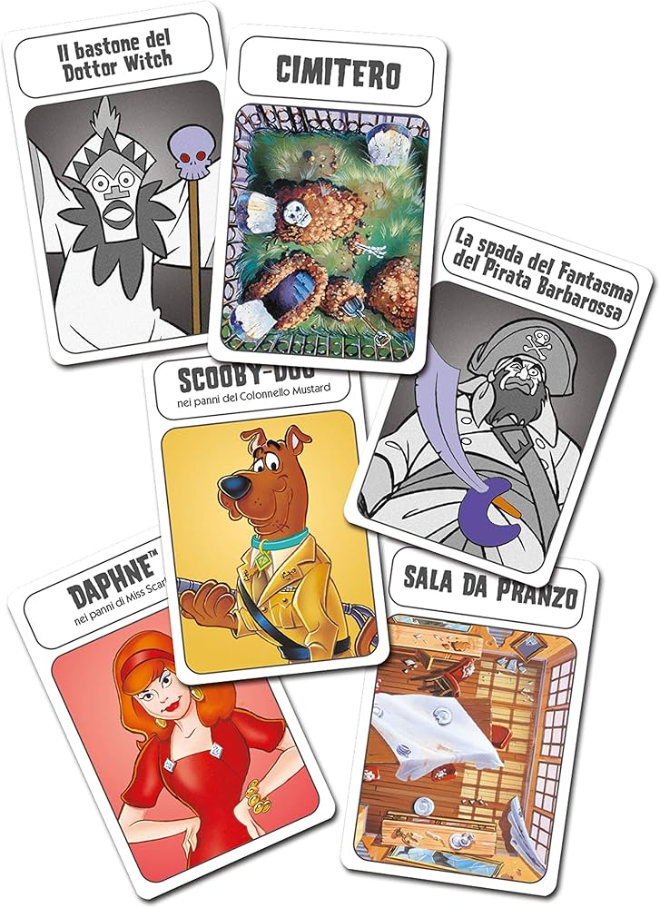 Cluedo Scoody Doo Gioco da tavolo 8+ anni