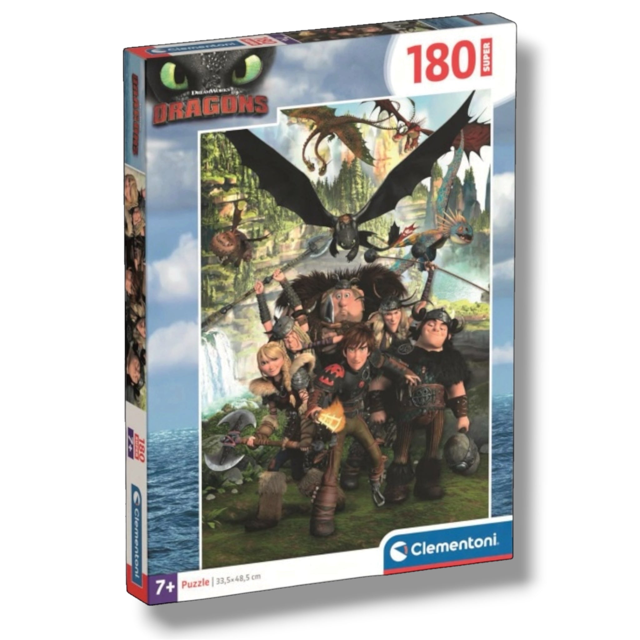 Clementoni Super Dragon Trainer 180 Pezzi