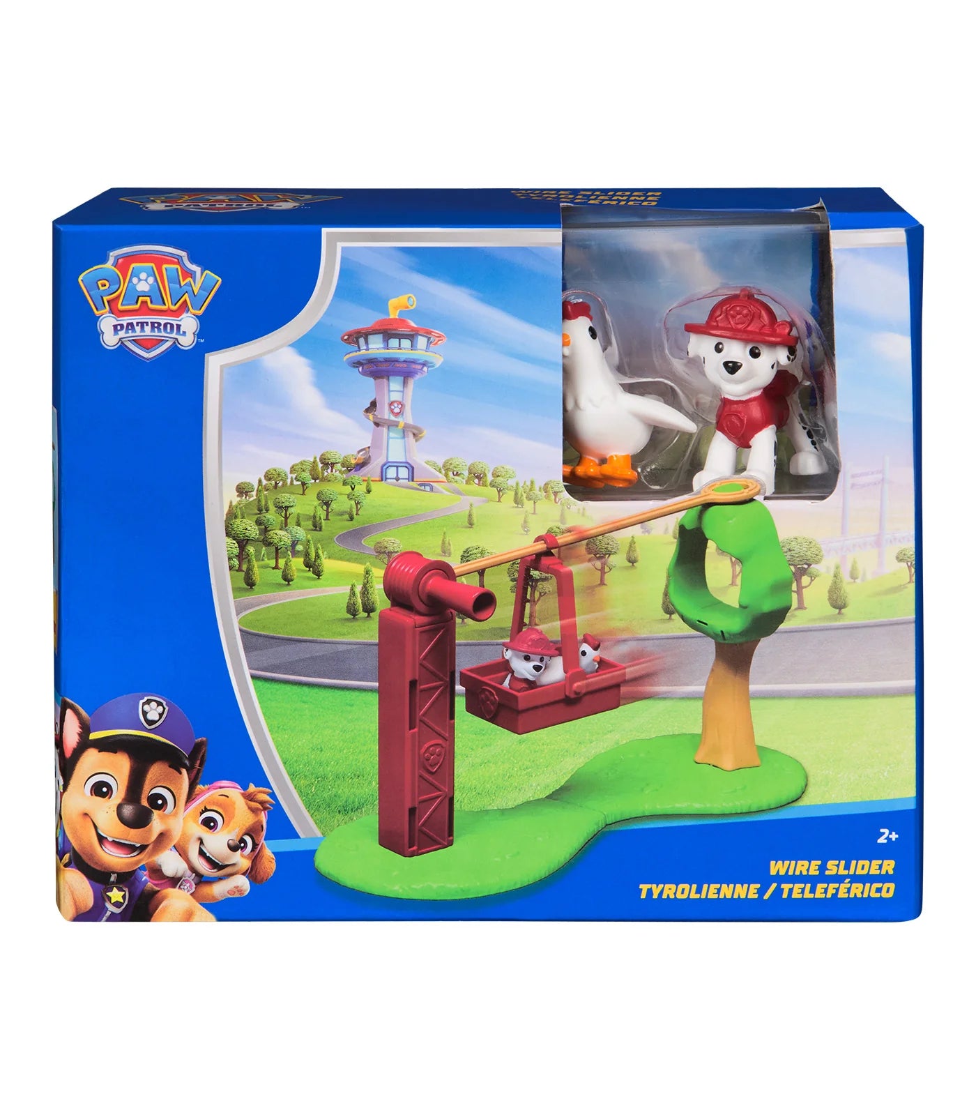 Spin Master Paw Patrol Playset Marshall con Funivia Scivolo