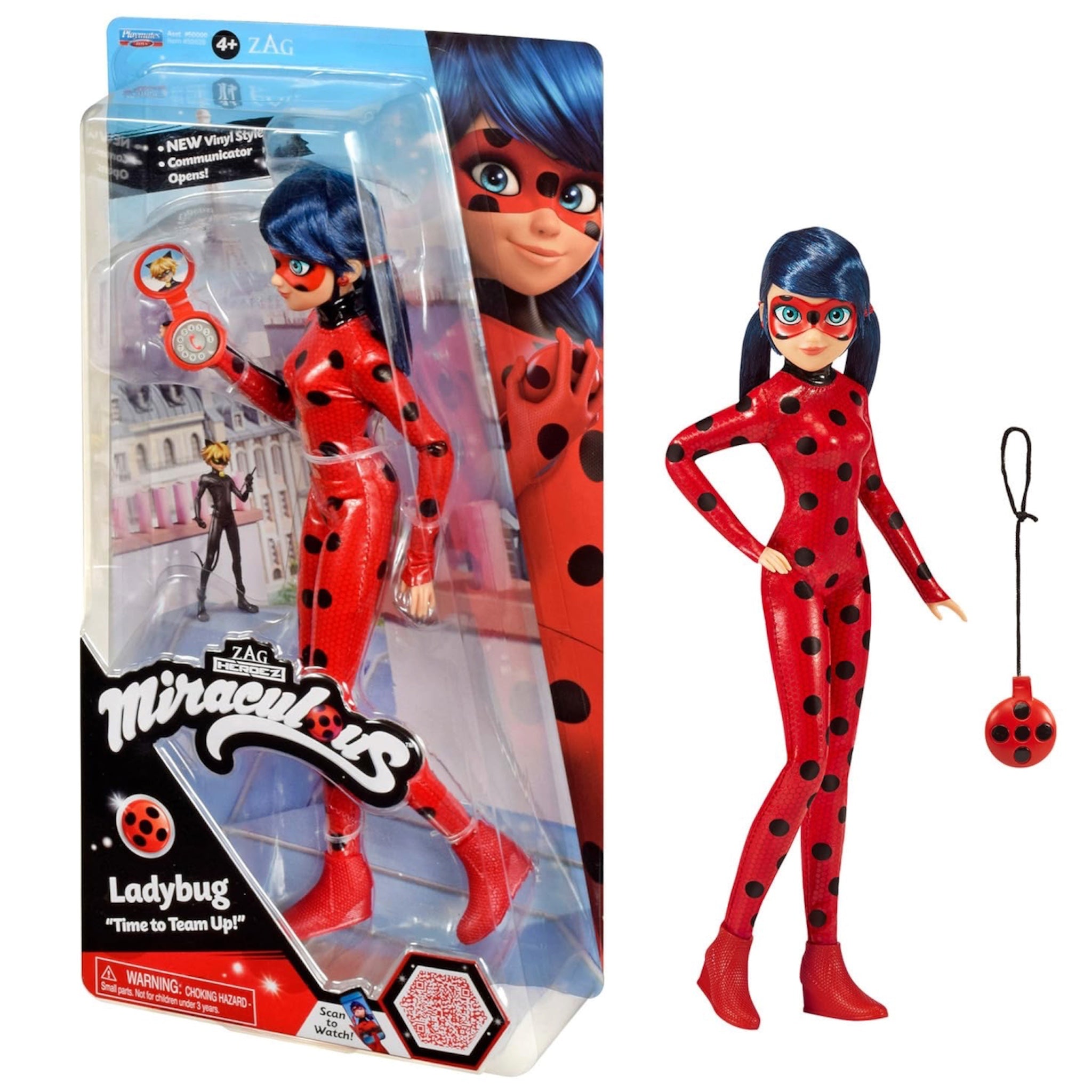 BANDAI Miraculous Ladybug Fashion Doll 26cm phone