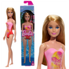 Mattel Barbie Bionda Beach: Bambola con Costume da Mare
