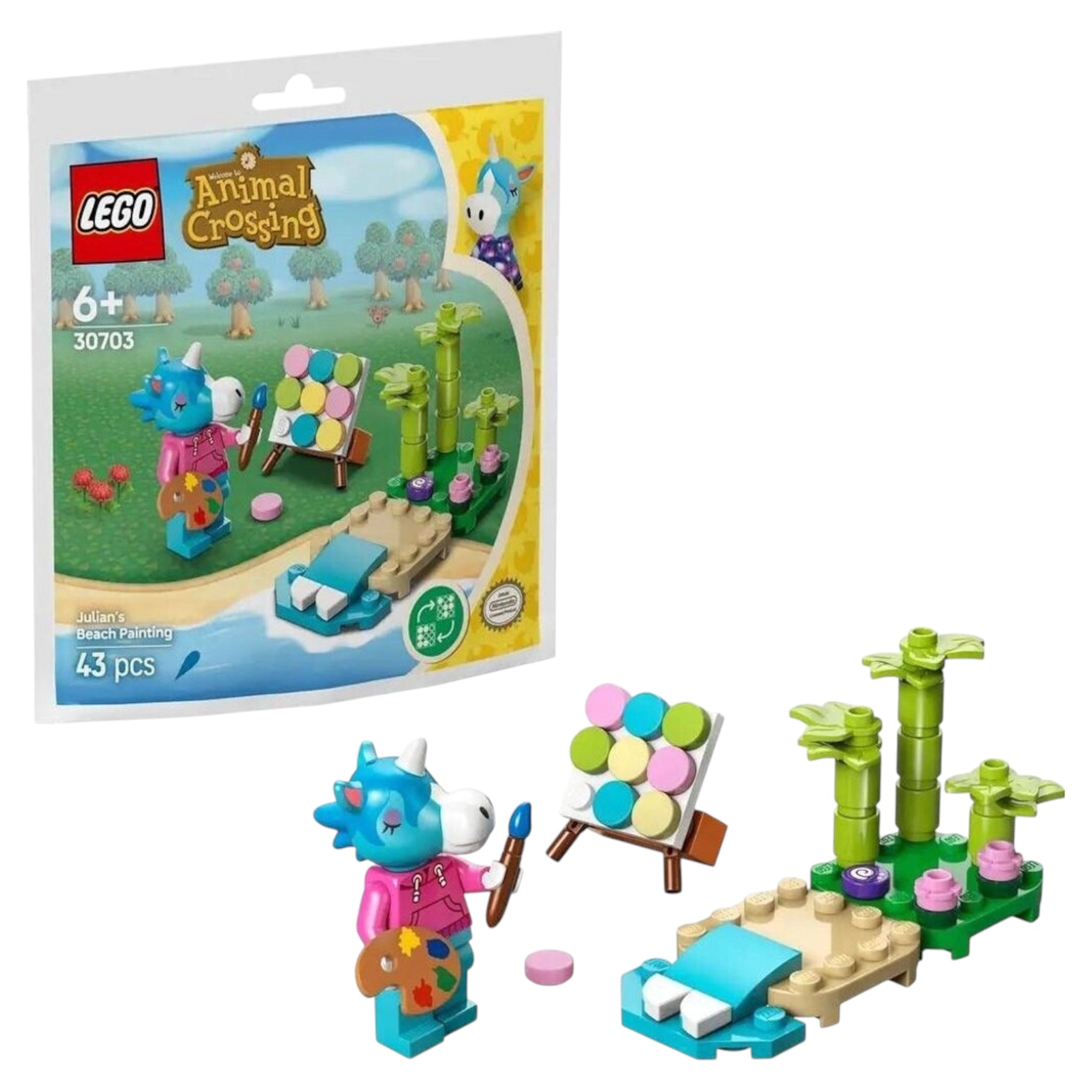 LEGO Animal Crossing Julian´s Beach Painting 30703