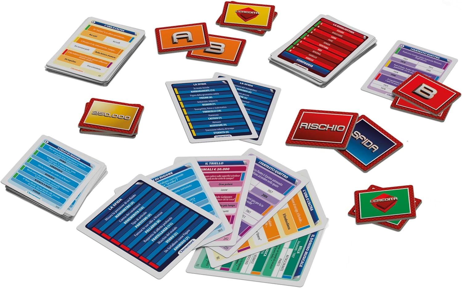 Clementoni L'eredità Gioco Da Tavolo Per Tutta La Famiglia Party Game 2-6 Giocatori Lingua Italiano