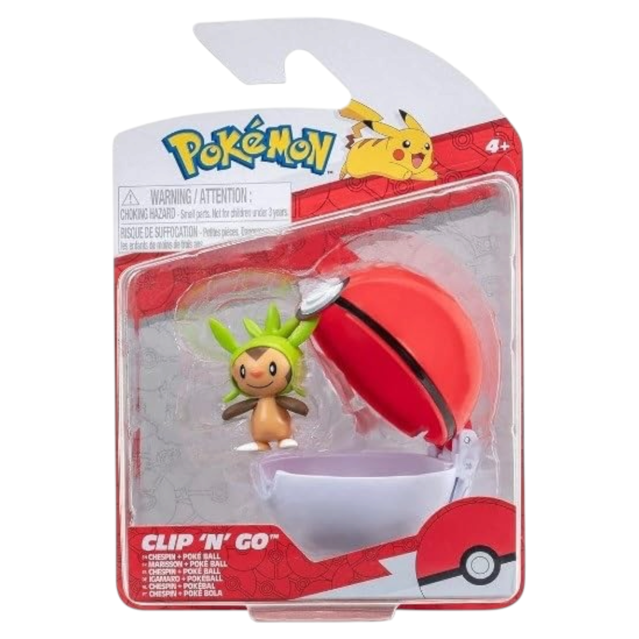 Pokémon Clip’n’Go Igamaro con Poké Ball PKW3134 Personaggio 5 cm