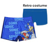 Costume Mare Sonic Boxer da Bagno per Bambini per Mare e Piscina