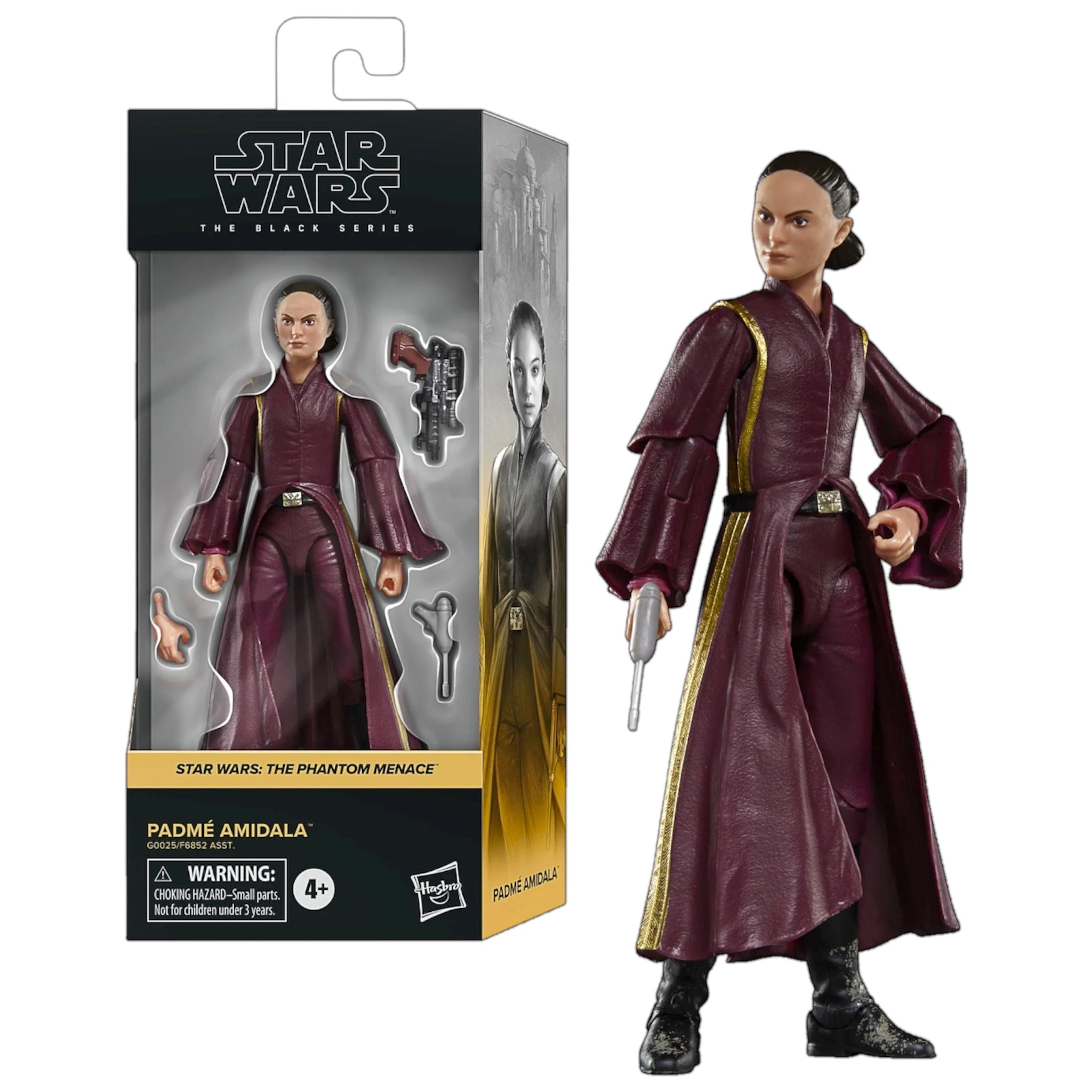 Hasbro Star Wars The Black Series Padmé Amidala action figure collezionabile 15 cm ispirata al film Star Wars La minaccia fantasma