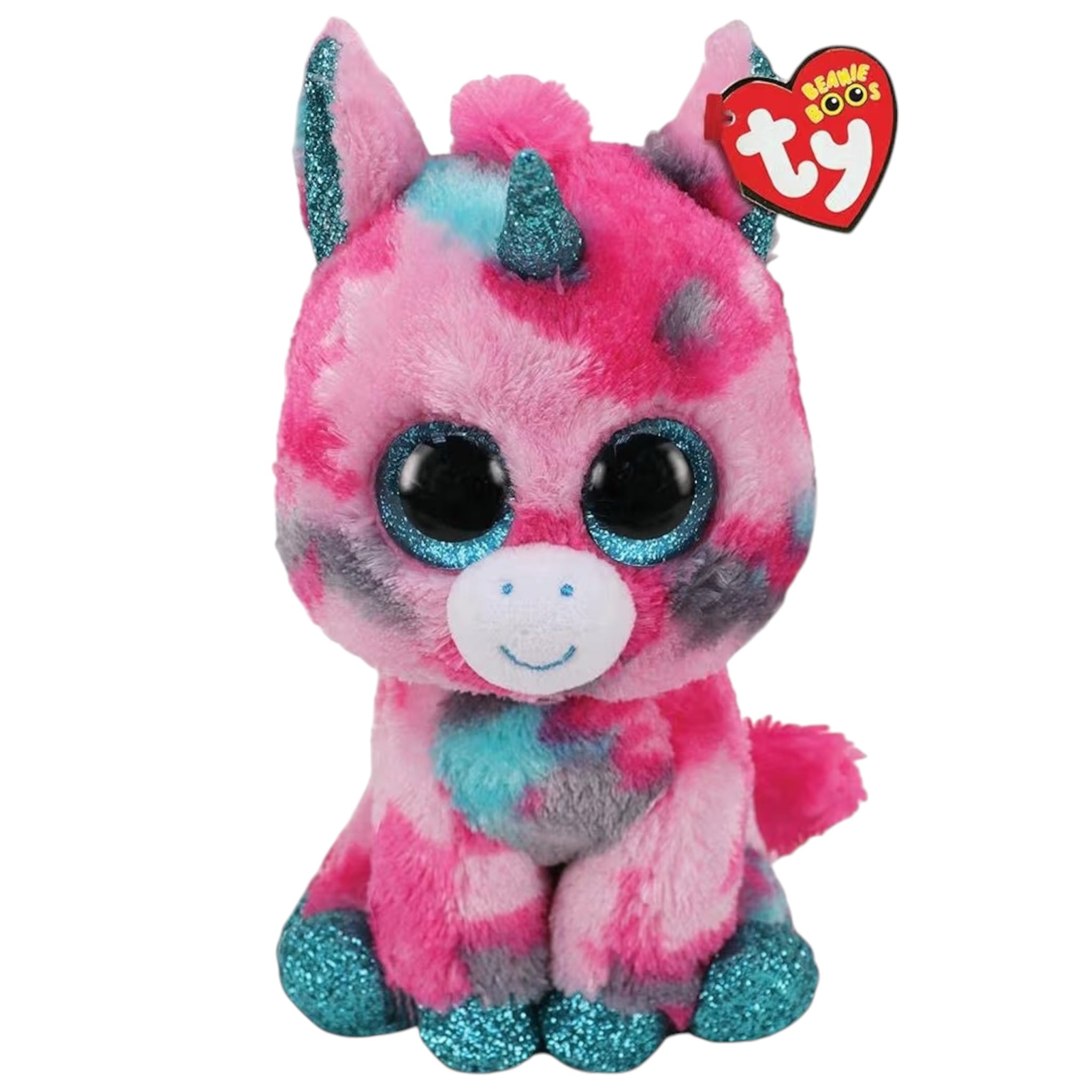 TY Beanie Boos peluche con occhi glitterati Unicorno 20 cm