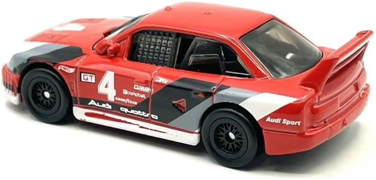 Mattel Hot Wheels Audi 90 Quattro 2023 Rosso Goodyear Retro Racers 6/10 HKJ81 Macchinina Giocattolo Bambini 3+