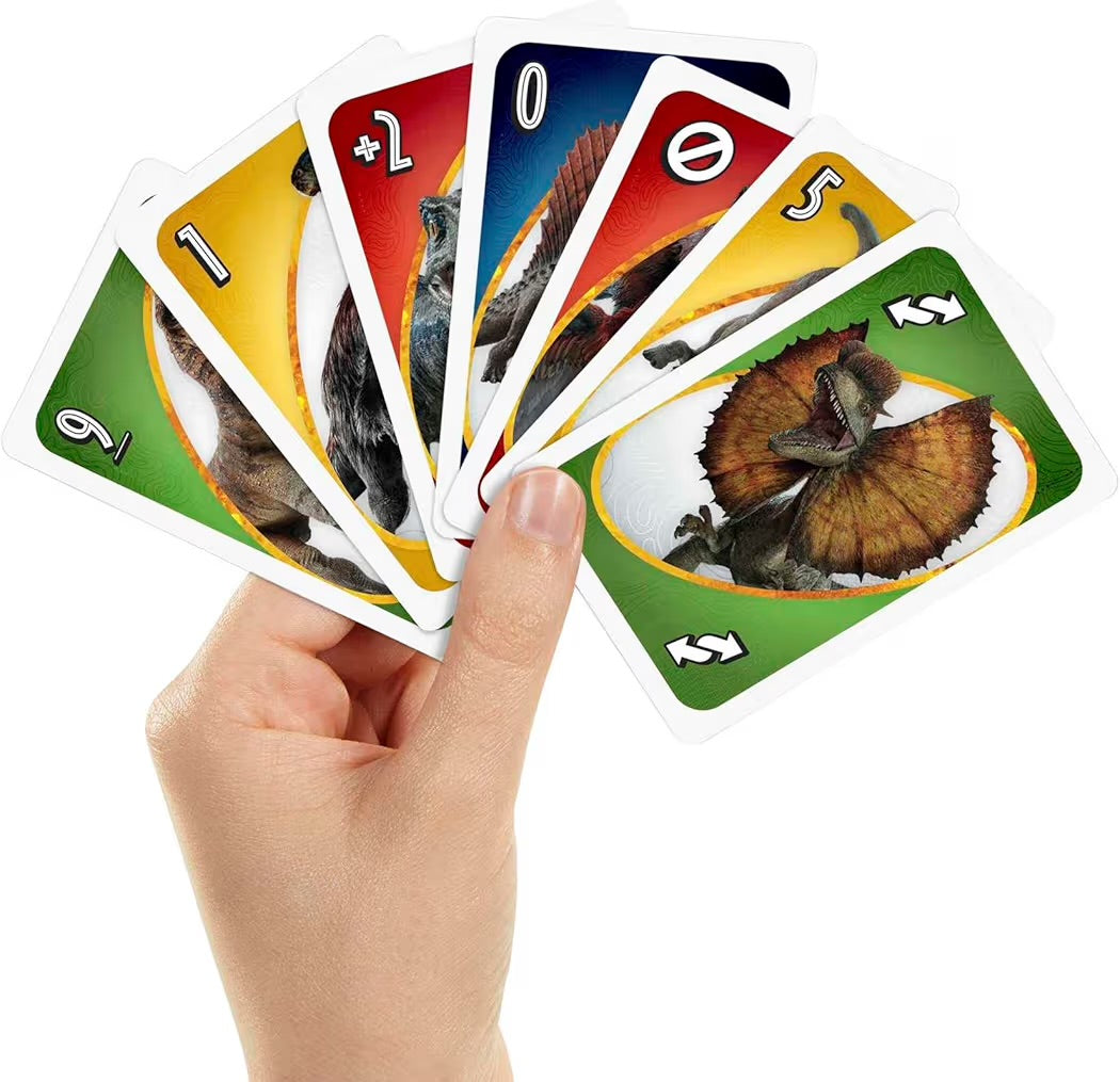 Mattel Games UNO Jurassic World Dominion GXD72 Gioco di Carte
