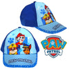 Cappellino Blu Bambino Paw Patrol Rubble Marshall Chase Baseball con Visiera Parasole Regolabile Velcro 53 cm