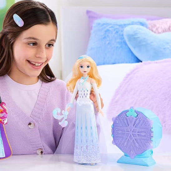 Mattel Set Disney Frozen Elsa Jewel Reveal e Ice Reveal Mini Bambole Surprise con Accessori Originali