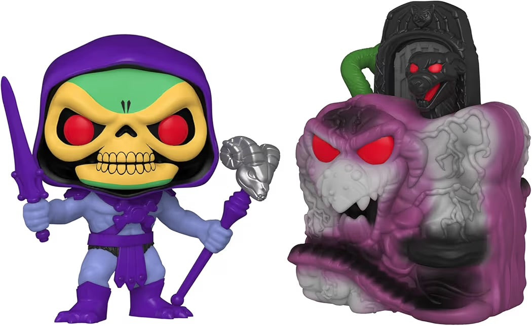 Funko Pop Town Masters Of The Universe Skeletor con Snake Mountain 23 Dominators Of The Universe