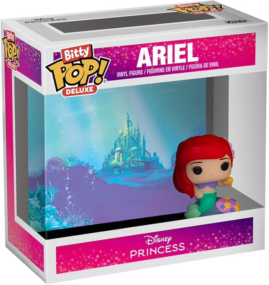 Funko Bitty POP! Mini 9 cm Deluxe Ariel (Under The Sea) Figura in vinile da collezione Idea regalo per collezionisti ed esposizione