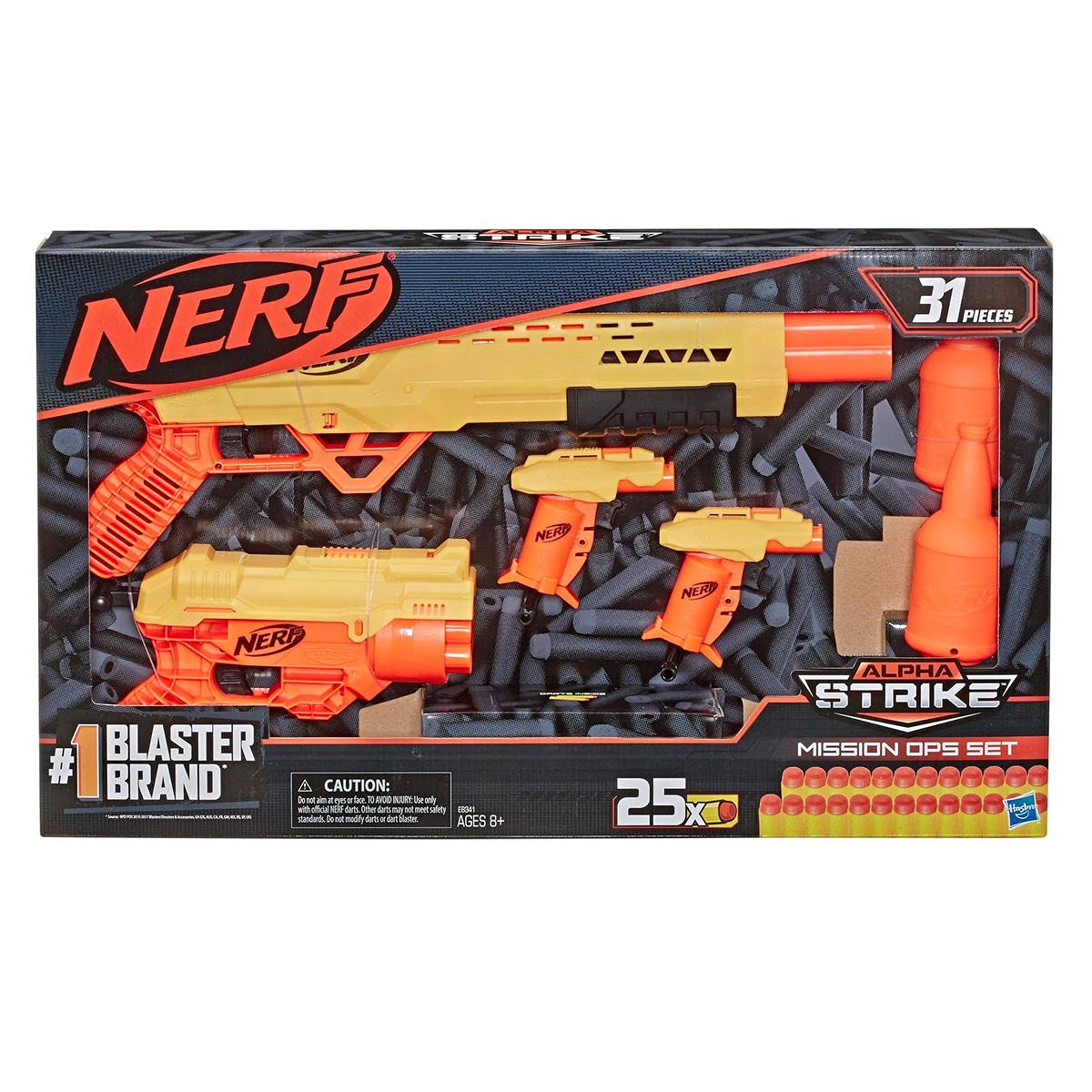 Hasbro Nerf Alpha Strike Mission Ops Set 31 Pezzi