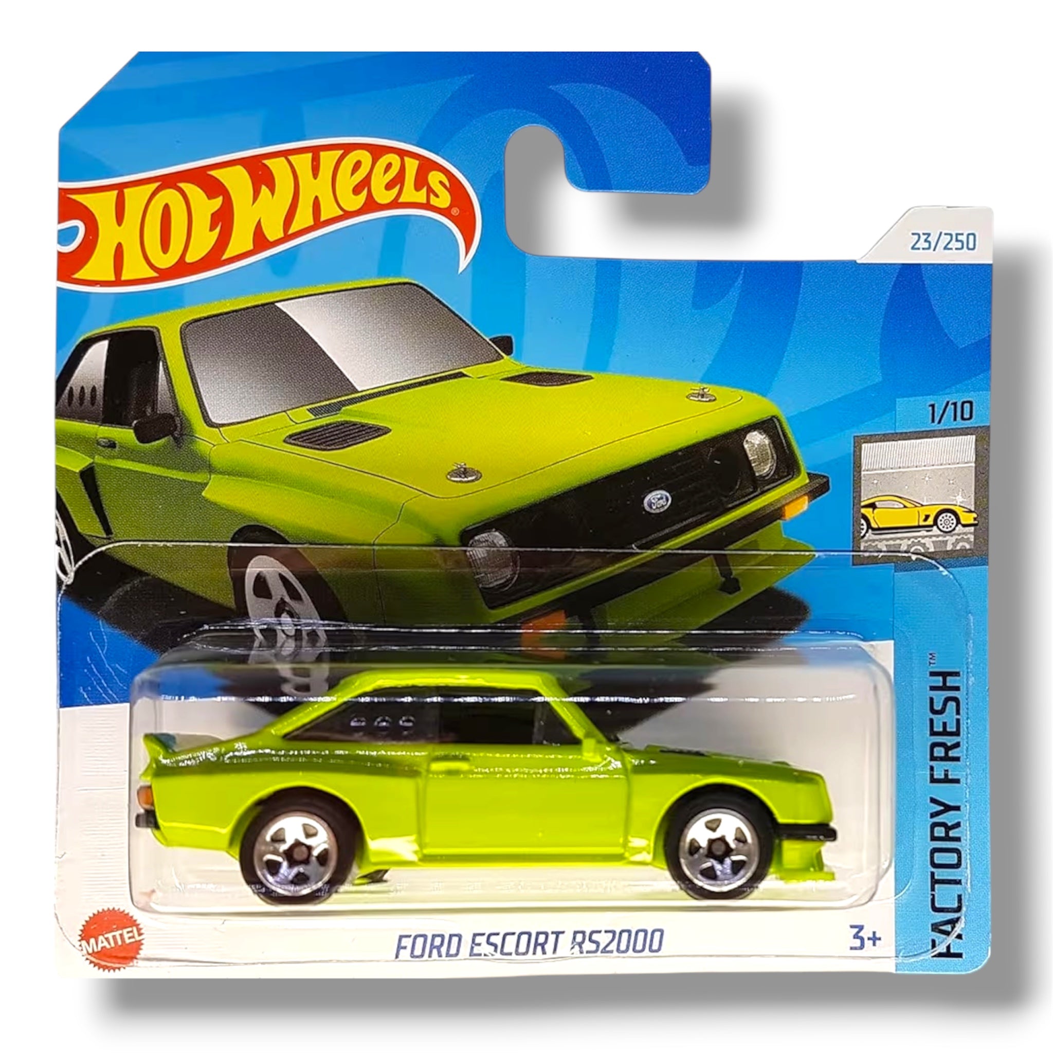Mattel Hot Wheels Ford Escort RS2000 Factory Fresh 1/10 2024 Modellino Auto