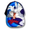 Cappellino Looney Tunes da baseball Parasole Regolabile Velcro Misura 52 cm