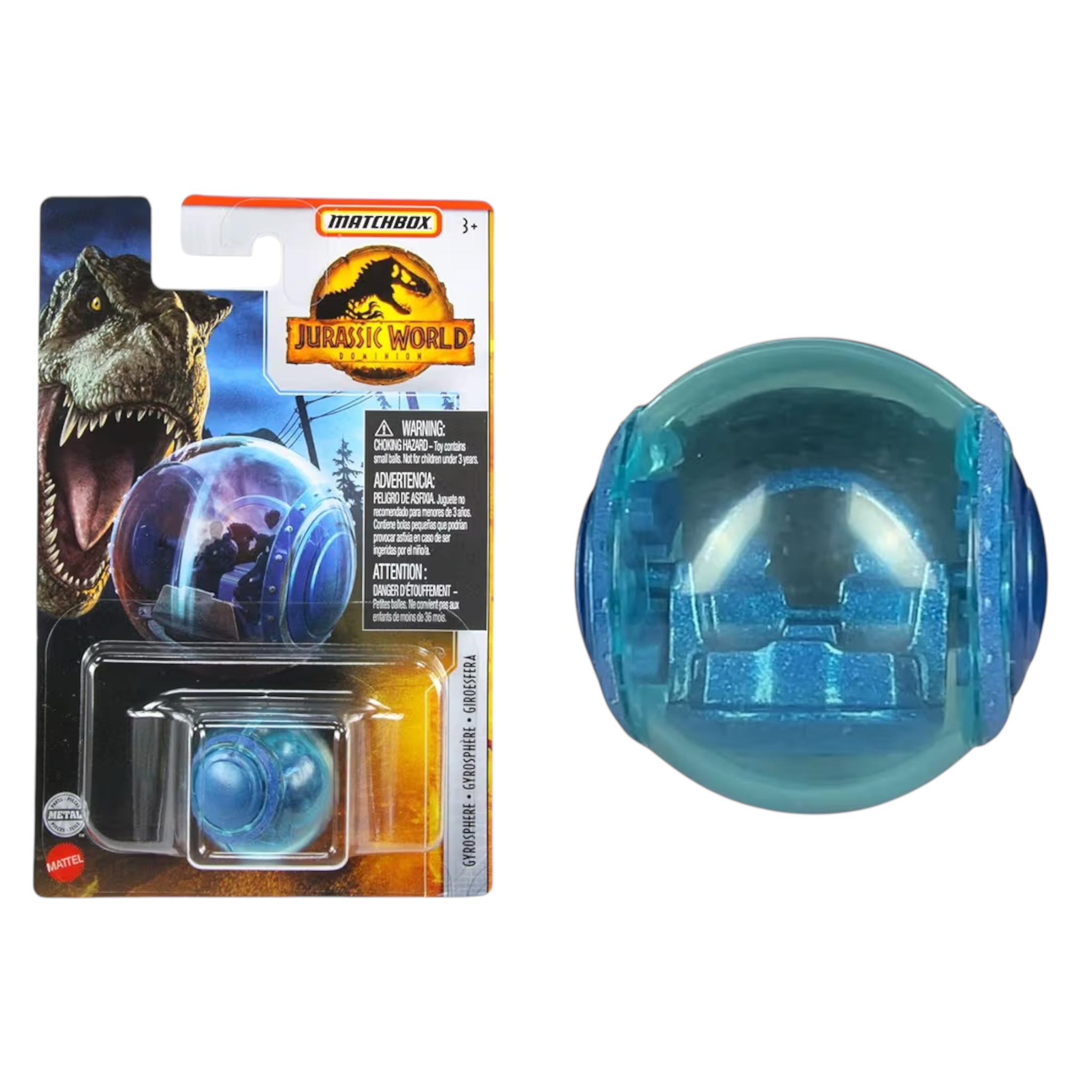 Mattel Matchbox Jurassic World Dominion - Veicoli in scala 1:64