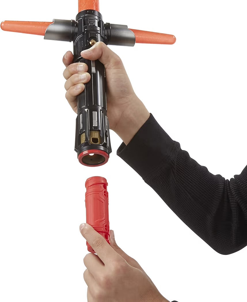 Hasbro Disney Star Wars The Force Awakens Kylo Ren Deluxe Electronic Lightsaber BladeBuilders 2015