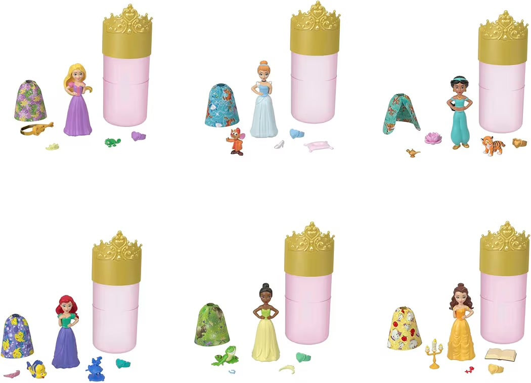 Mattel Disney Princess Royal Color Reveal Bambola Sorpresa