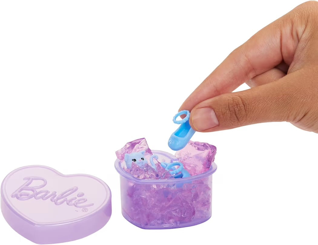 Mattel Barbie Set 2 Bambole Party Surprise & Chelsea Festa Glamour con Sorprese e Cucciolo Effetto Cambia Colore