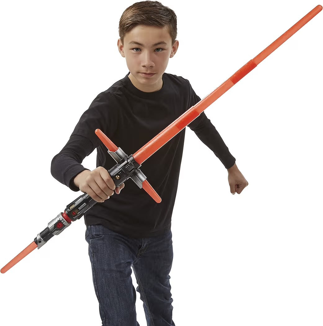 Hasbro Disney Star Wars The Force Awakens Kylo Ren Deluxe Electronic Lightsaber BladeBuilders 2015