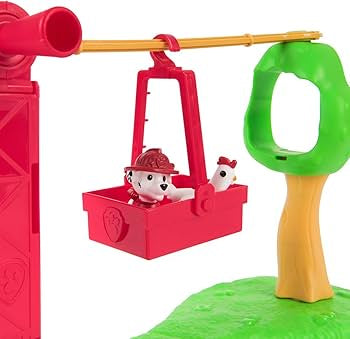 Spin Master Paw Patrol Playset Marshall con Funivia Scivolo