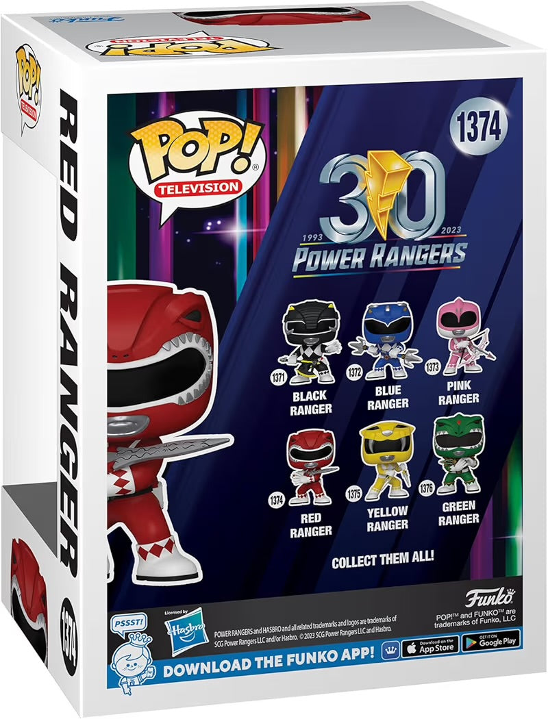 Figurine Funko Pop Power Rangers Mighty 30th Red Ranger 1374