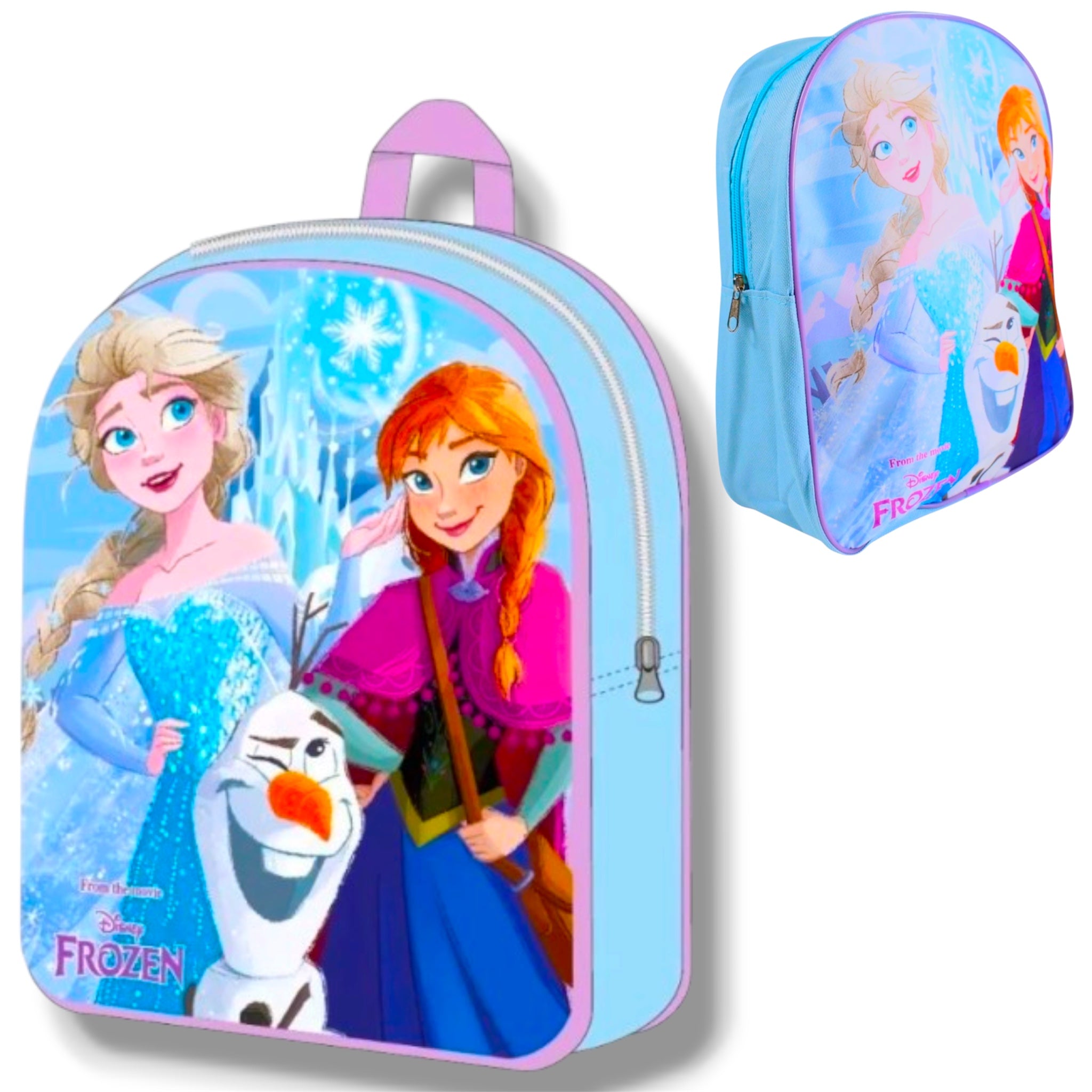 DISNEY FROZEN Zaino Elsa, Anna e Olaf Ideale per Asilo e Tempo Libero – Estate, Vacanze e Mare