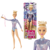 Mattel Barbie Ginnasta Bambola Bionda con Body e Nastro Giocattolo per Bambini 3+ Anni GTN65