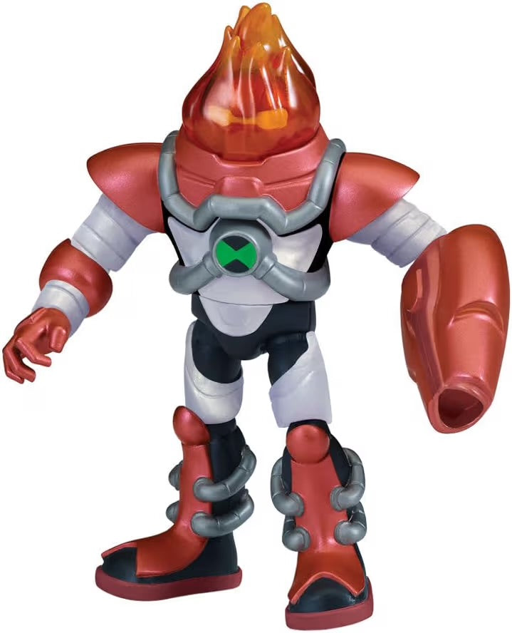 Giochi Preziosi Ben 10 Omni-Kix Armor Heatblast Personaggio Base Nuovo da Collezionare