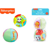 Fisher-Price Set 2 Palle Amici Animali in Tessuto