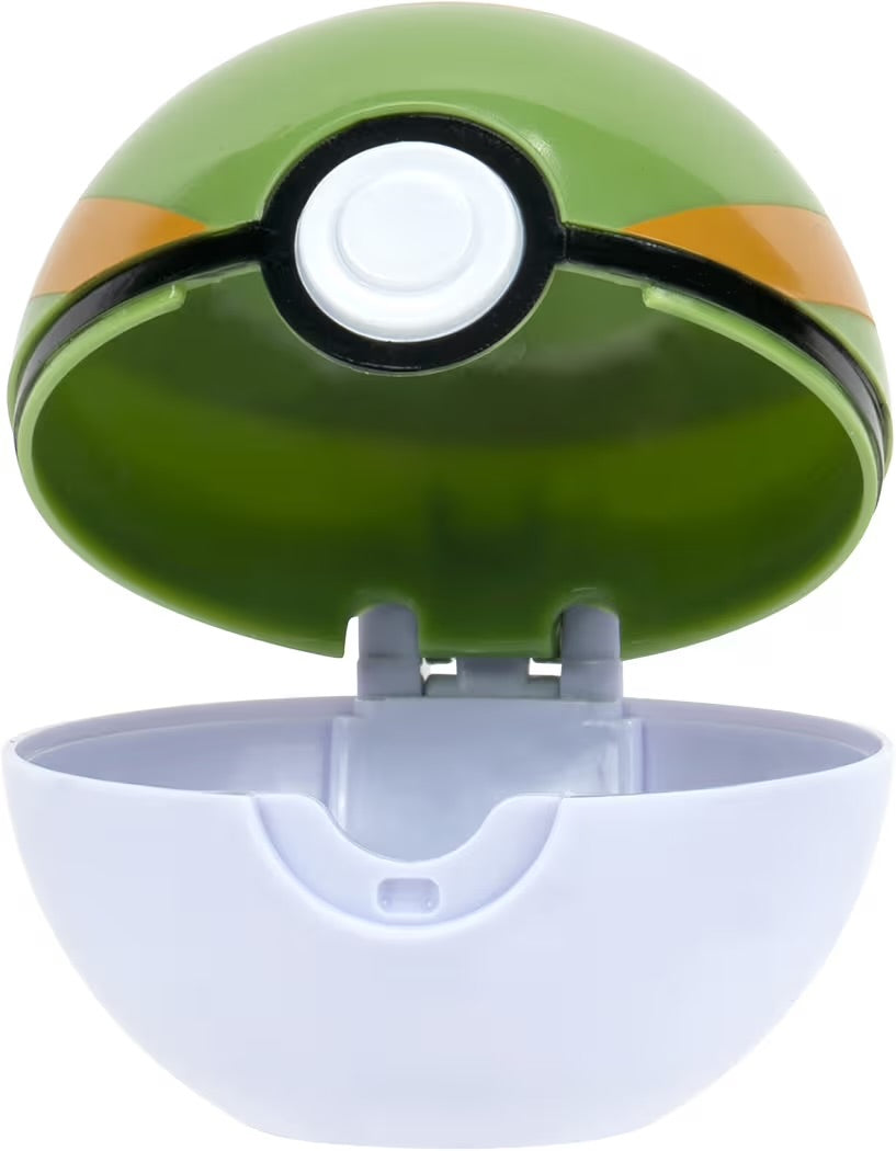 Pokémon Clip’n’Go Menki con Nest Ball PKW3136 Personaggio 5 cm