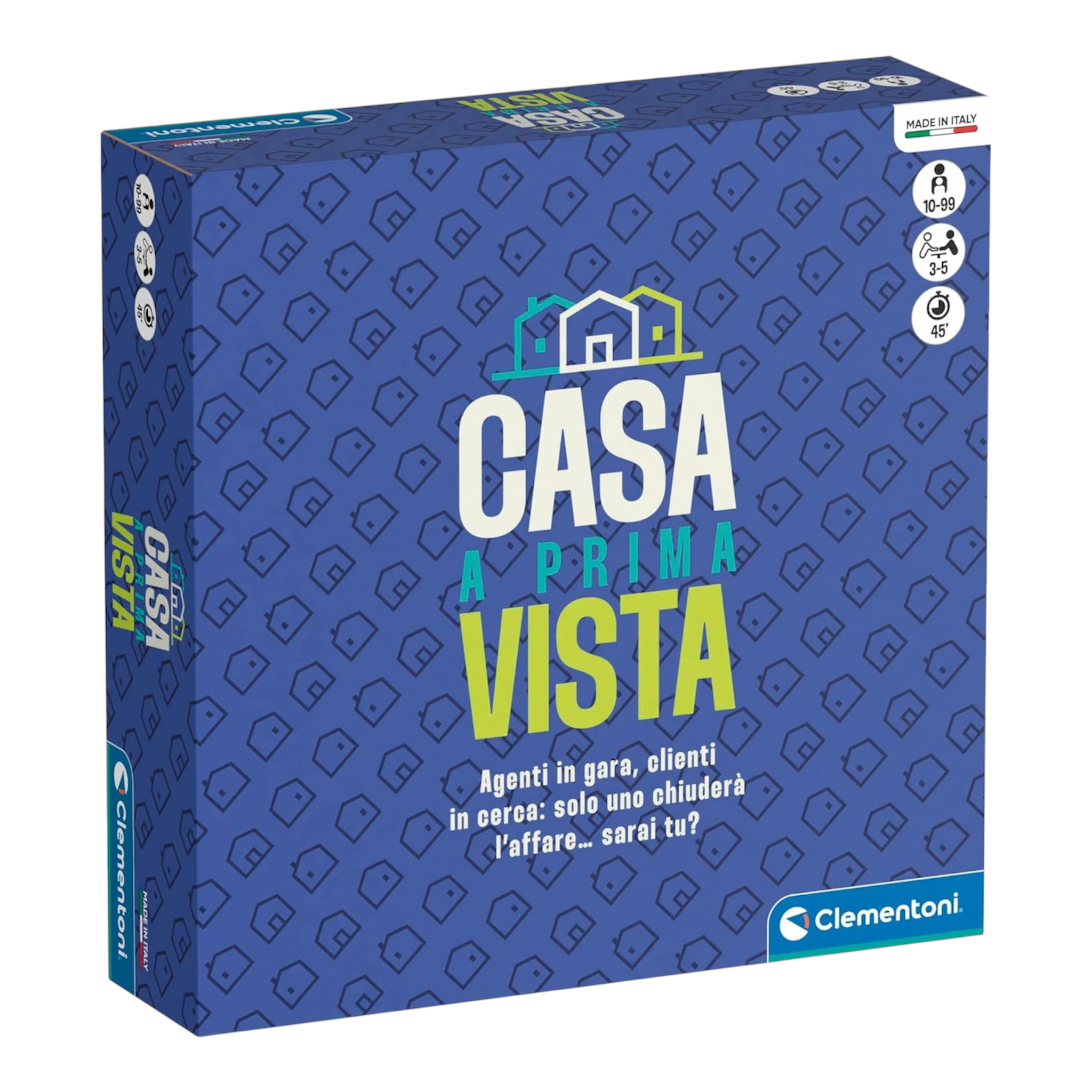 Clementoni Casa a Prima Vista Gioco da Tavolo Ispirato al Programma TV