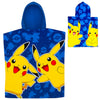 Poncho Asciugamano Pokémon Pikachu per Bambini Asciugatura Rapida Ultra Morbido 50x100 cm Ideale per Mare e Piscina